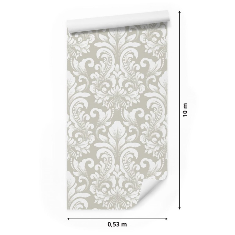 Tapeta Retro-Klasyczny Ornament W Stylu Barokowym