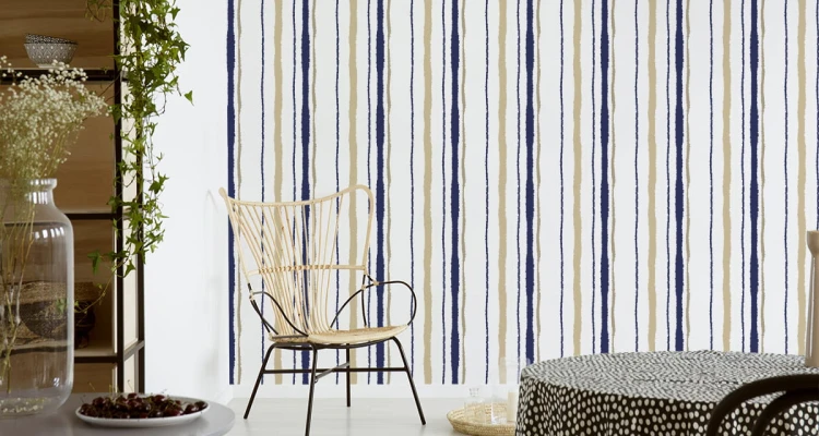 Tapeta Paski-Efekt Rozdartego Papieru