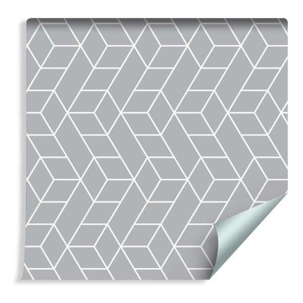 Tapeta Wzór Geometryczny - Sześciany