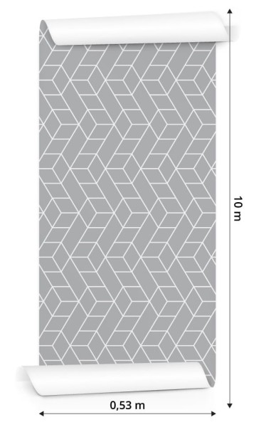 Tapeta Wzór Geometryczny - Sześciany