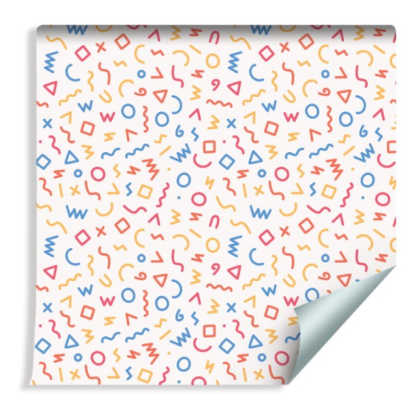 Tapeta Dla Dzieci-Geometryczne Kształty