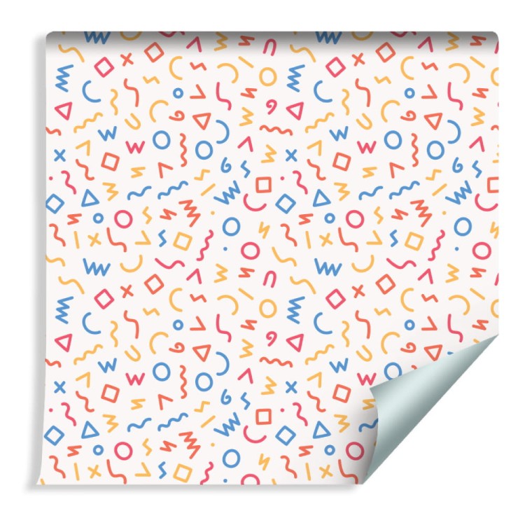 Tapeta Dla Dzieci-Geometryczne Kształty