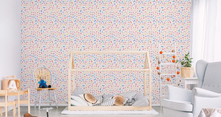 Tapeta Dla Dzieci-Geometryczne Kształty