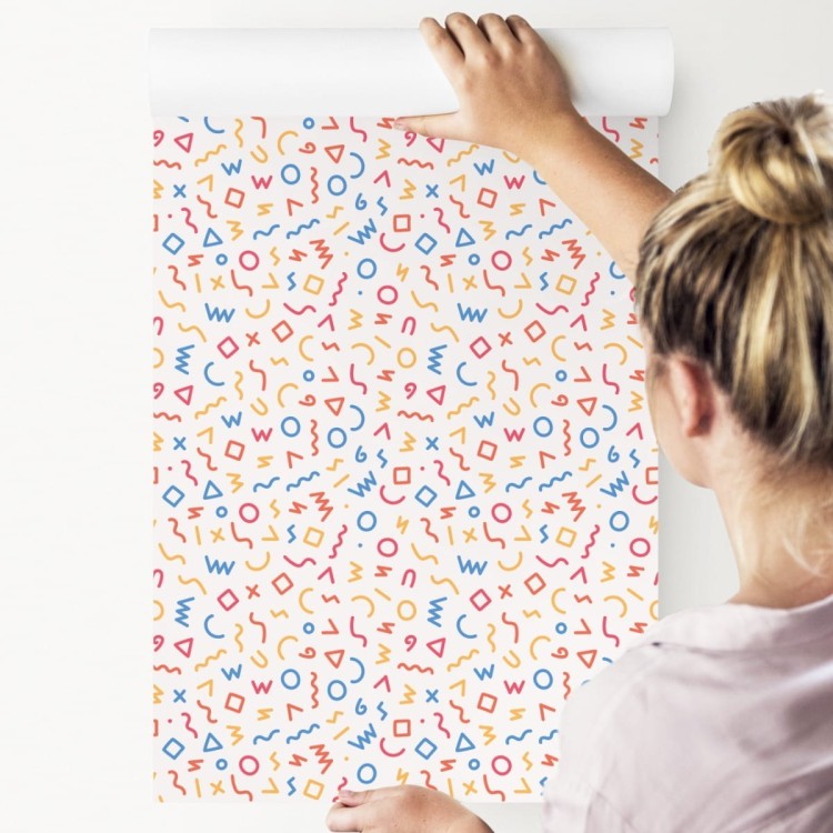 Tapeta Dla Dzieci-Geometryczne Kształty