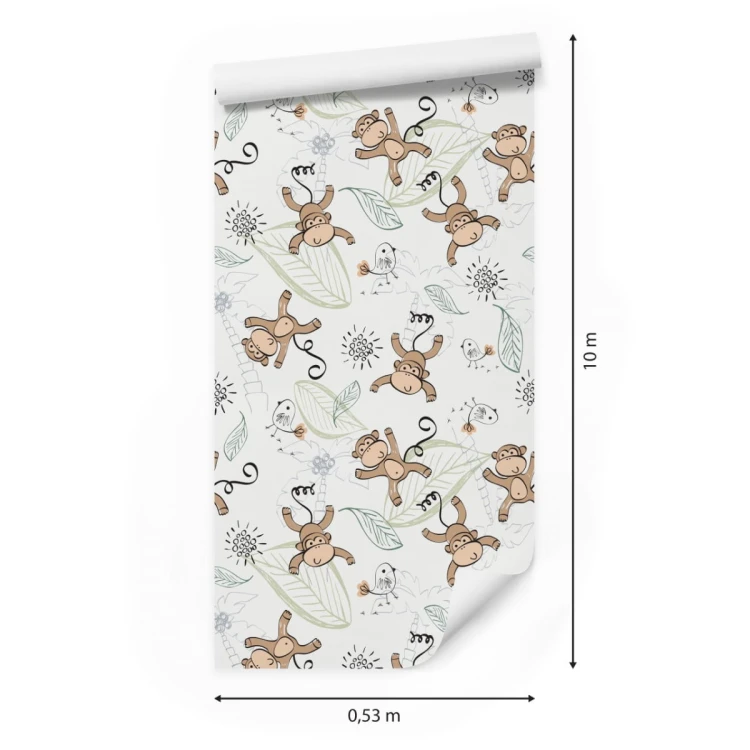 Tapeta Dla Dzieci - Małpki