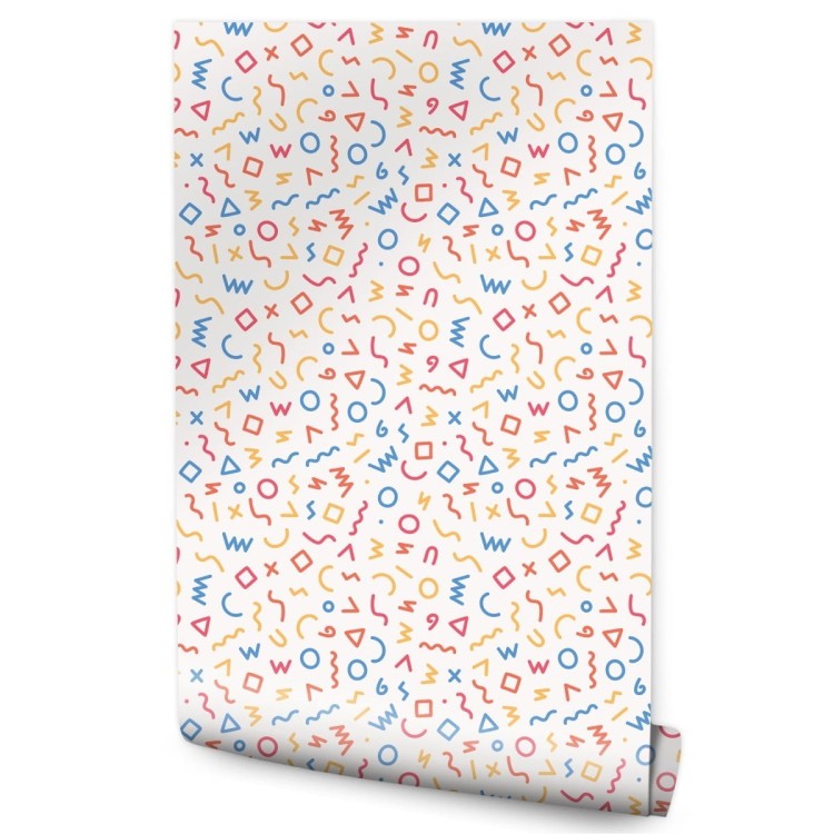 Tapeta Dla Dzieci-Geometryczne Kształty