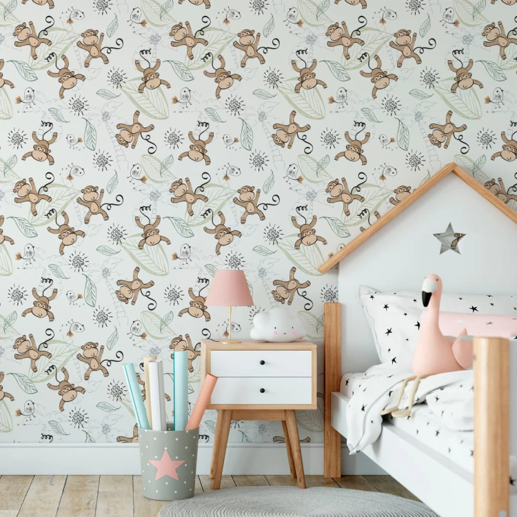 Tapeta Dla Dzieci - Małpki