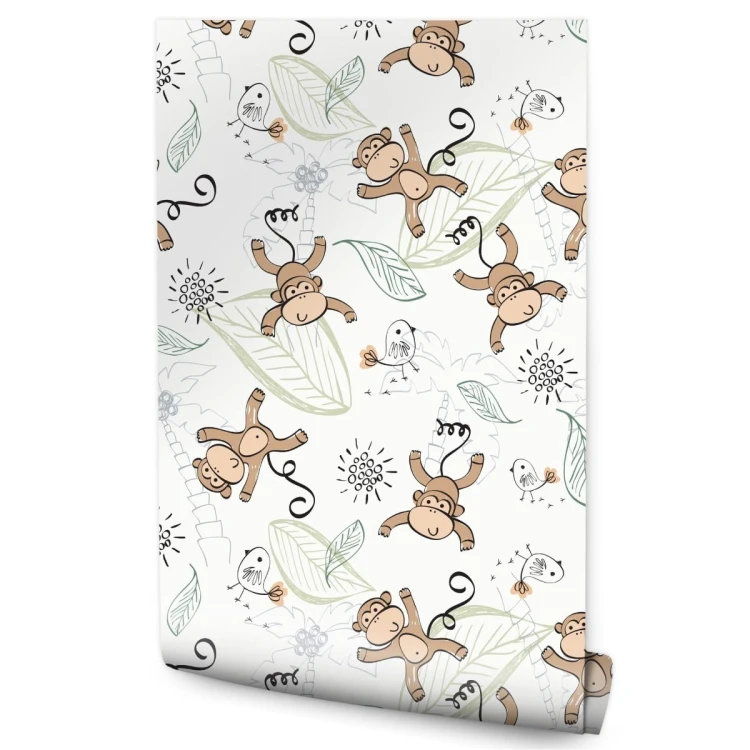Tapeta Dla Dzieci - Małpki
