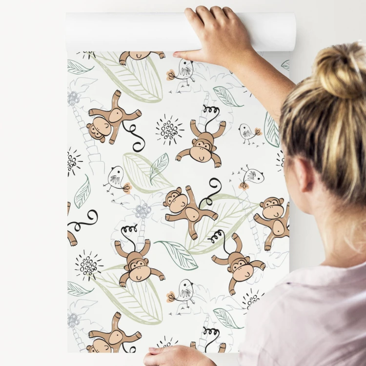 Tapeta Dla Dzieci - Małpki