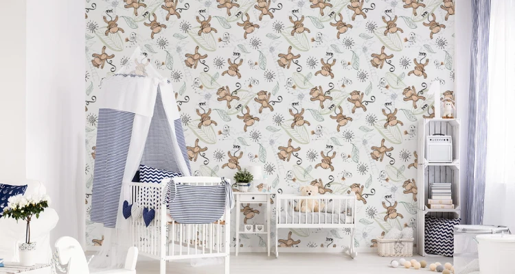 Tapeta Dla Dzieci - Małpki