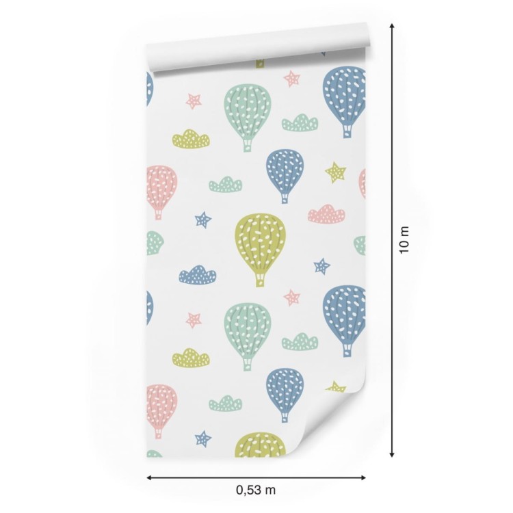 Tapeta Dla Dzieci - Kolorowe Balony