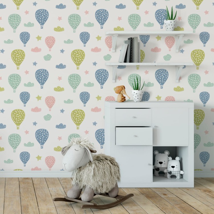 Tapeta Dla Dzieci - Kolorowe Balony