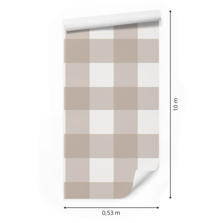 Tapeta Geometryczna, Optyczna W Kratę, Do Salonu