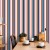 Tapeta W Kolorowe, Pionowe Paski, Jadalnia, Salon