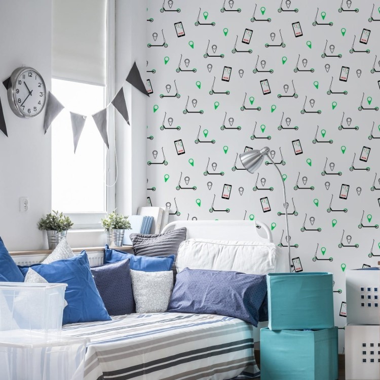 Tapeta Hulajnogi I Smartfony