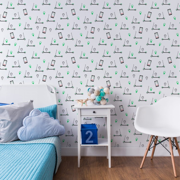 Tapeta Hulajnogi I Smartfony