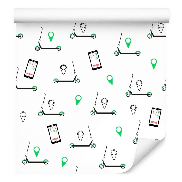 Tapeta Hulajnogi I Smartfony