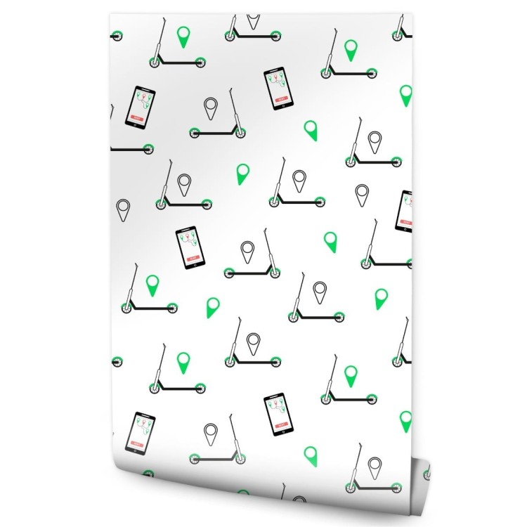 Tapeta Hulajnogi I Smartfony