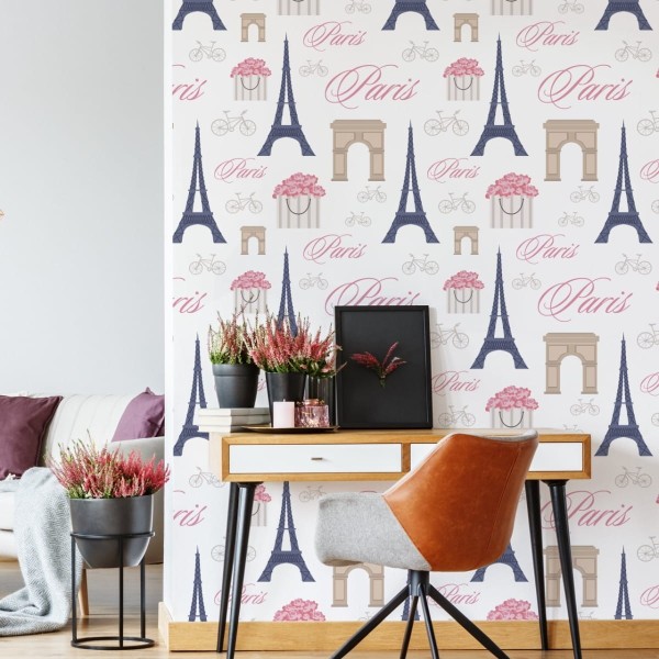 Tapeta Minimalistyczny Paryż