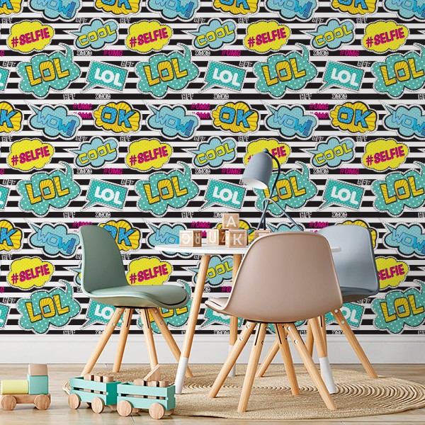 Tapeta Dymki Komiksowe