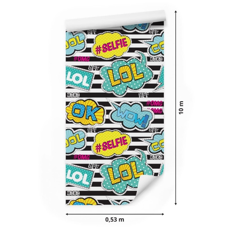 Tapeta Dymki Komiksowe