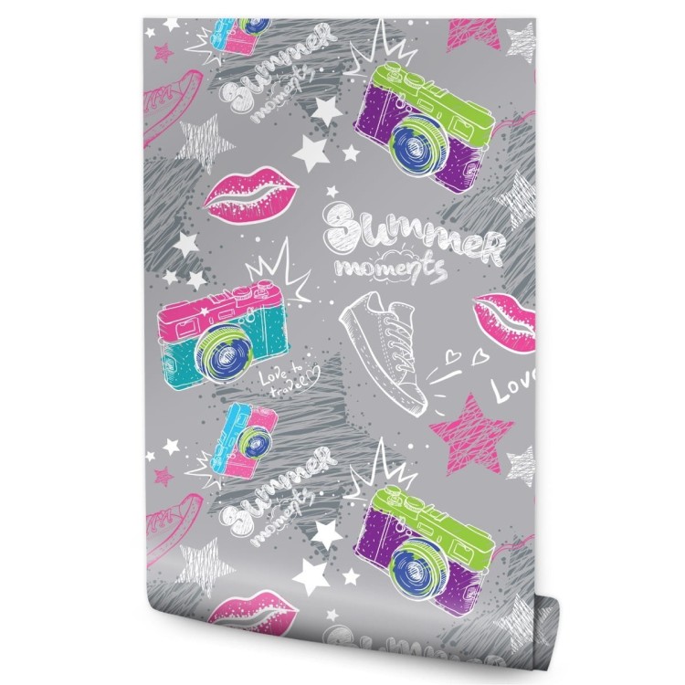 Tapeta Kolorowe Aparaty