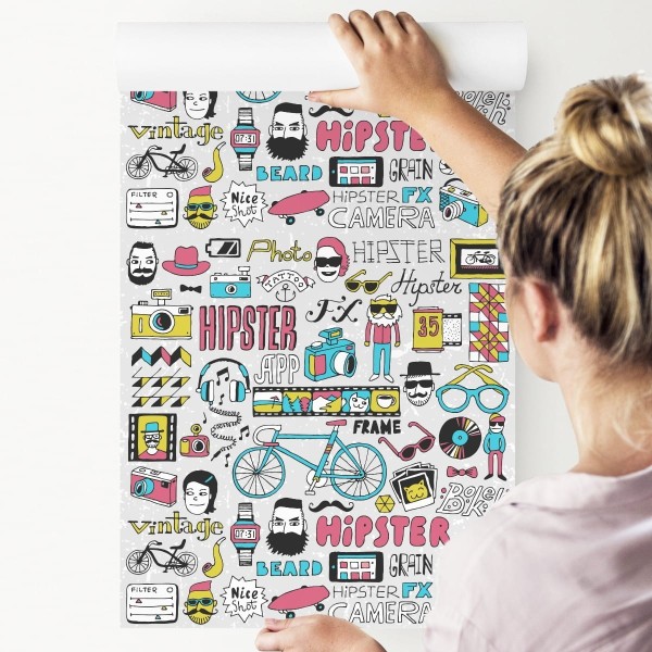 Tapeta Hipsterska Składanka