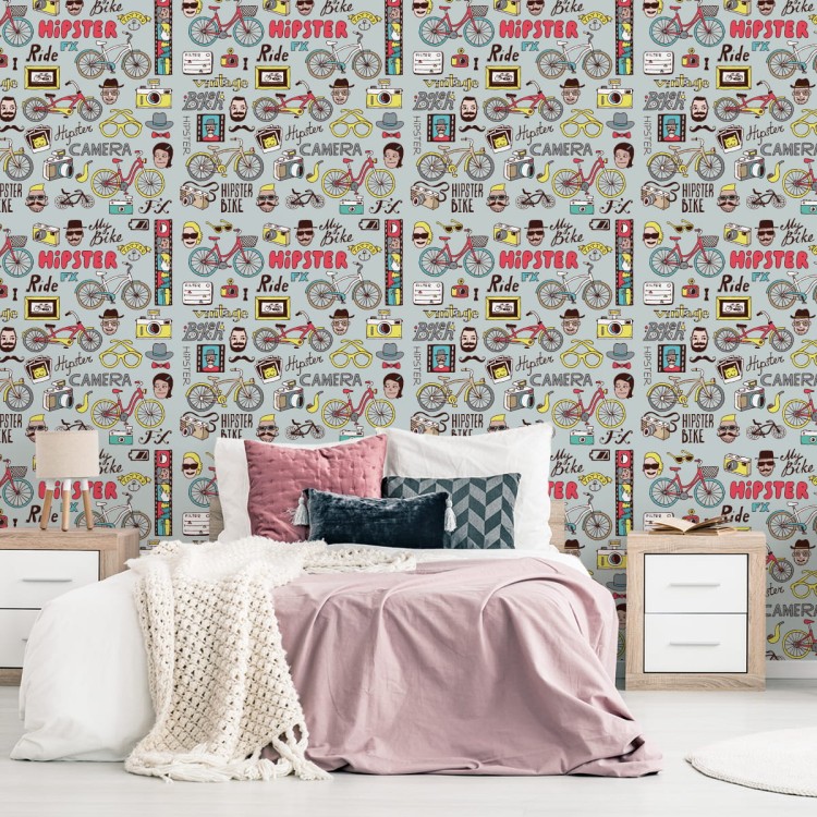 Tapeta Hipsterski Kolaż