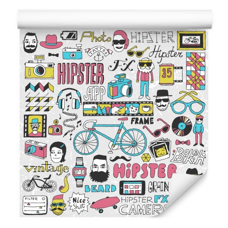 Tapeta Hipsterska Składanka