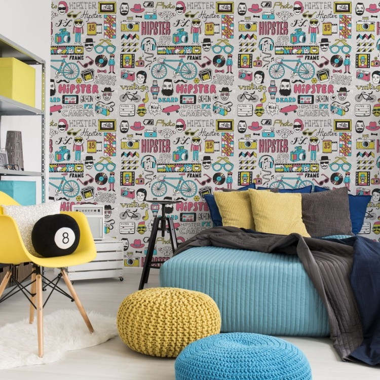 Tapeta Hipsterska Składanka