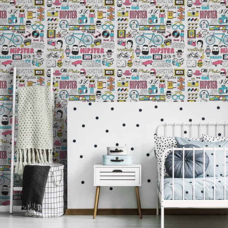 Tapeta Hipsterska Składanka