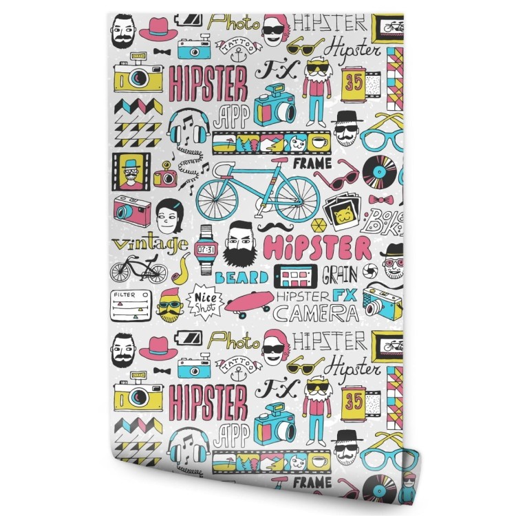 Tapeta Hipsterska Składanka
