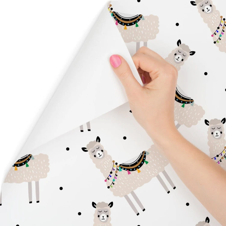 Tapeta Do Pokoju Dziecka, Lamy, Zwierzęta, Natura