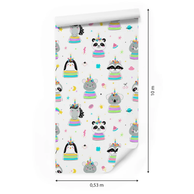 Tapeta Kolorowe Zwierzęta