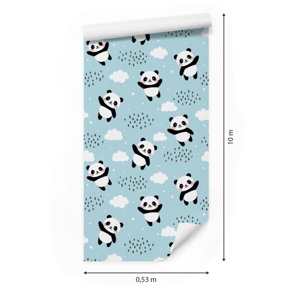Tapeta Pandy Na Tle Nieba