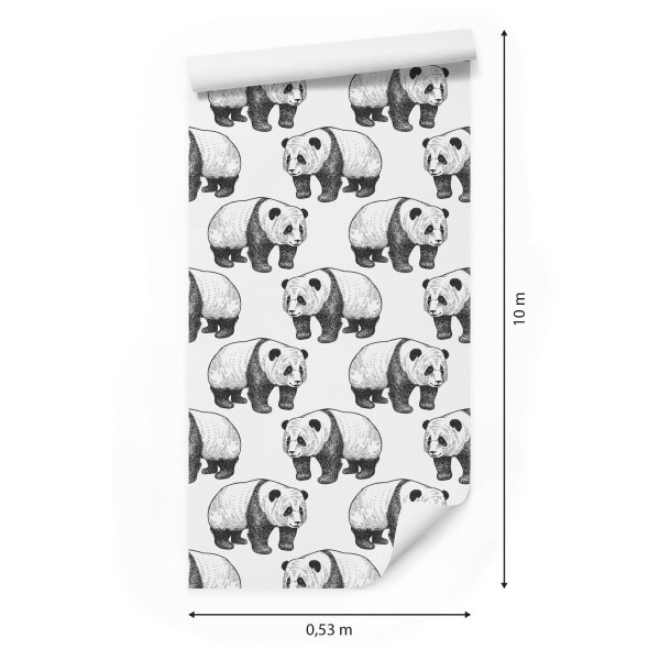 Tapeta Spacerujące Pandy