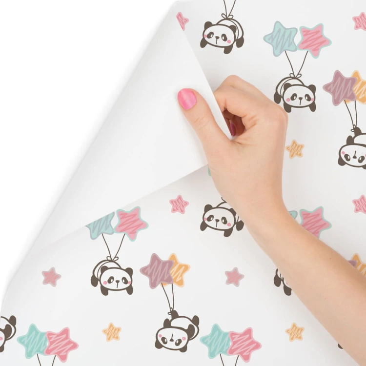 Tapeta Dla Dzieci – Gwiazdki I Pandy