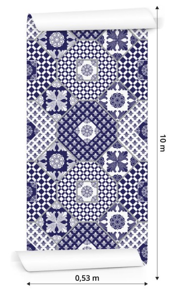 Tapeta Ornamenty - Patchwork