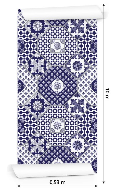 Tapeta Ornamenty - Patchwork
