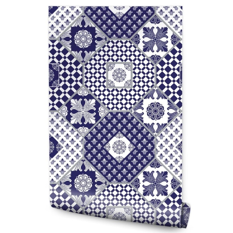Tapeta Ornamenty - Patchwork