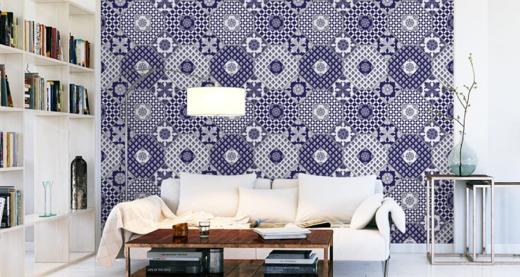 Tapeta Ornamenty - Patchwork
