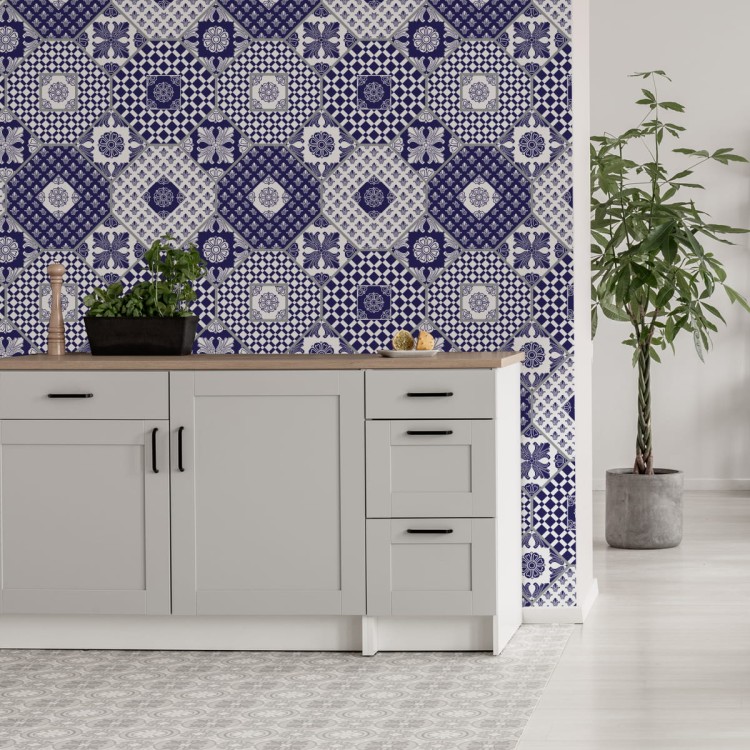 Tapeta Ornamenty - Patchwork