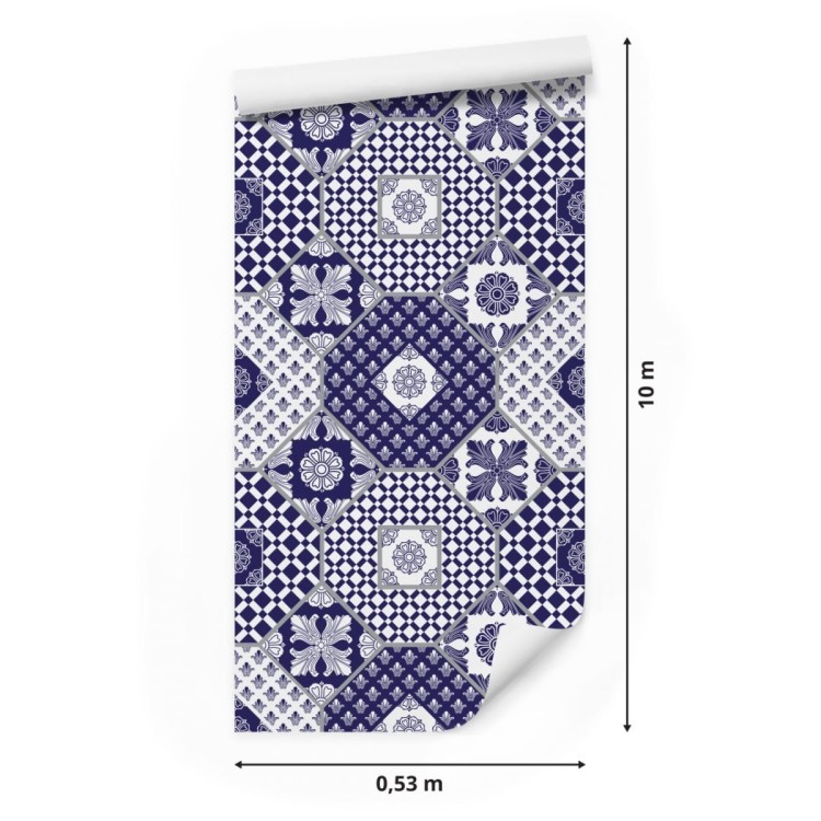 Tapeta Ornamenty - Patchwork