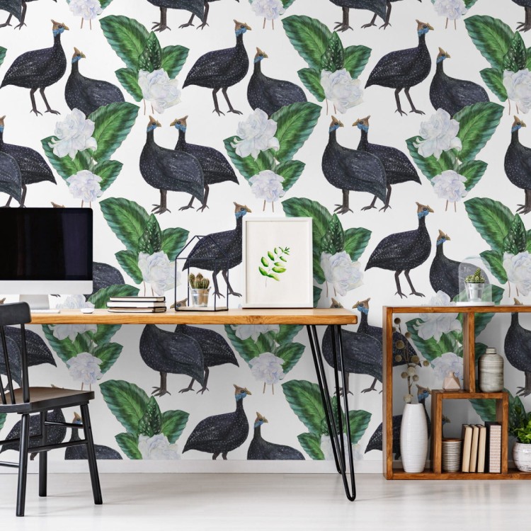 Tapeta – Egzotyczne Ptaki I Rośliny