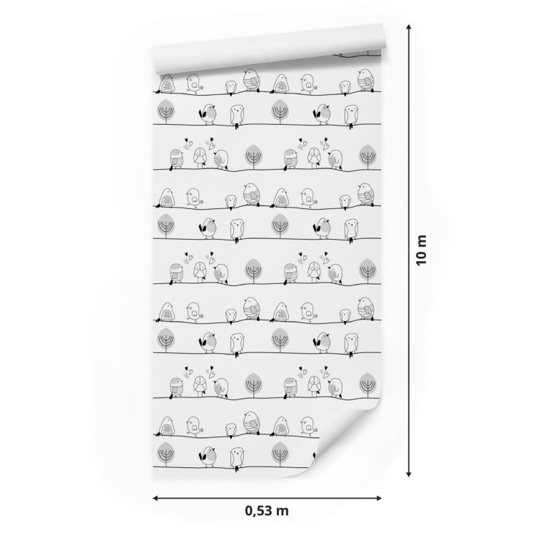 Tapeta – Ptaki I Drzewa