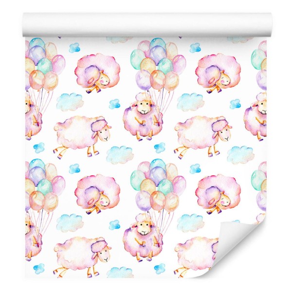 Tapeta Owce W Chmurach