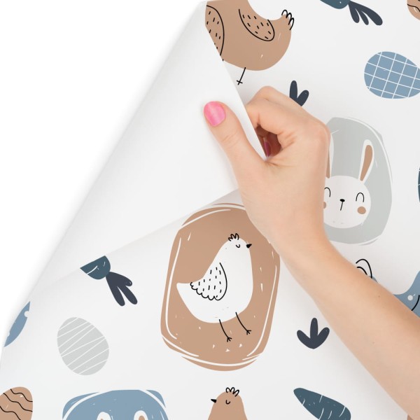 Tapeta Króliki Ptaki