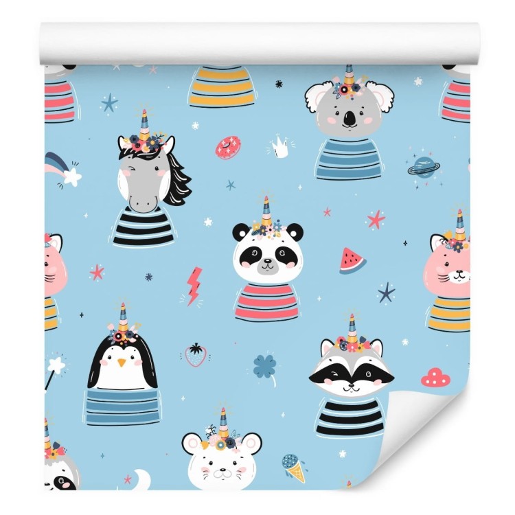 Tapeta Kolorowe Zwierzątka Jak Z Bajki