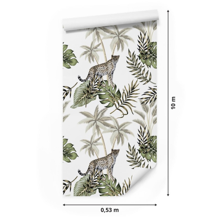 Tapeta – Dzikie Koty I Liście