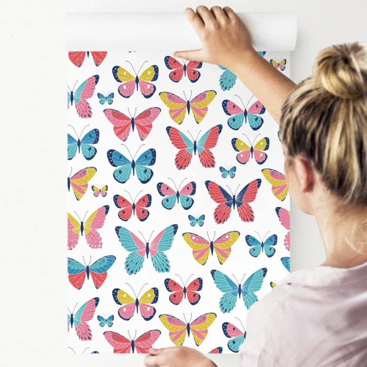 Tapeta Dla Dzieci - Śliczne Motylki